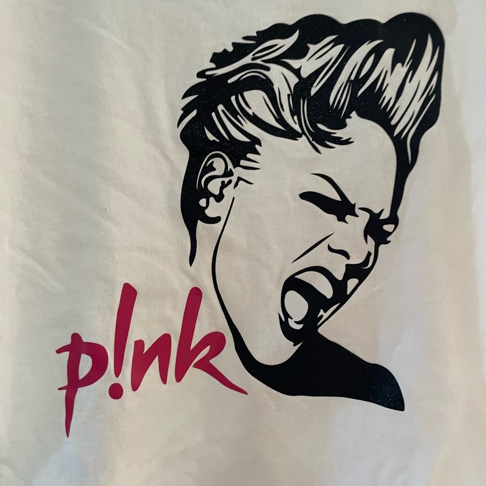 Gildan White T‑Shirt with Black Tag and Black Print - Picture 2 of 4